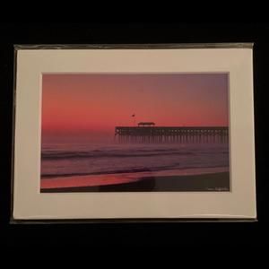 Travis Huffstetler Pawleys Island SC Sunset Measures 5x7 With Matting